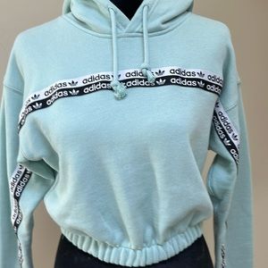 Adidas sweatsuit light green